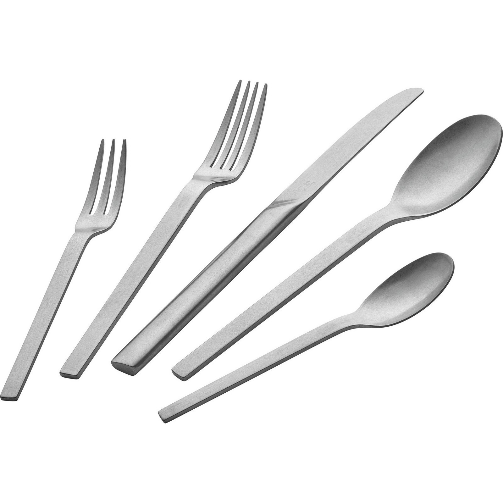 Zwilling Minimal Cutlery Set Hammered 68-pc - Stainless Steel
