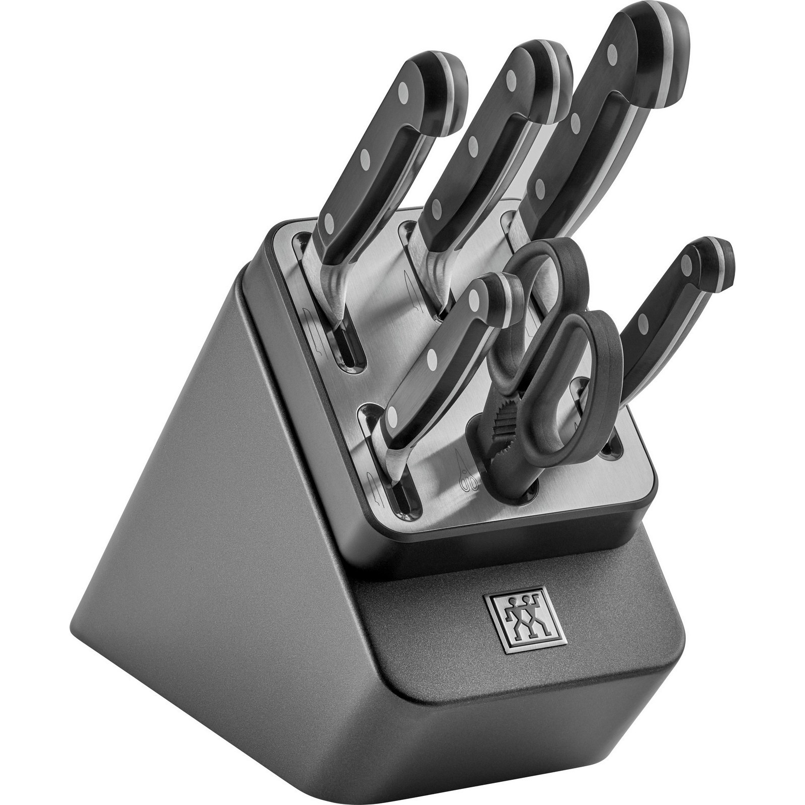 Zwilling Professional S Selbstschärfender Messerblock 7-tlg. Anthrazit - Holz