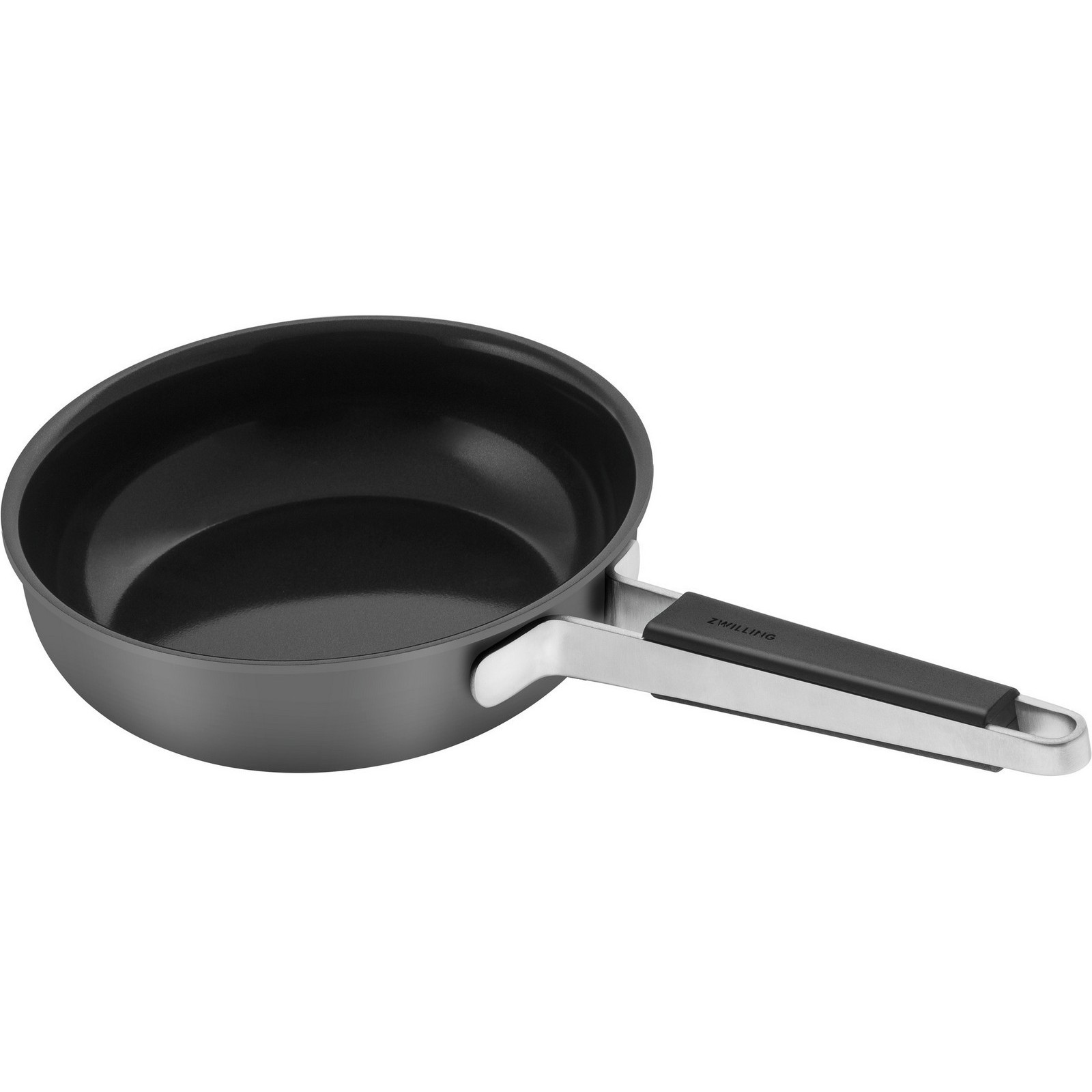 Bratpfanne ZWILLING Pure grau B28cm H193cm L41cm Ø20cm Pfannen Keramikbeschichtung Stay-Cool Griffe Edelstahl