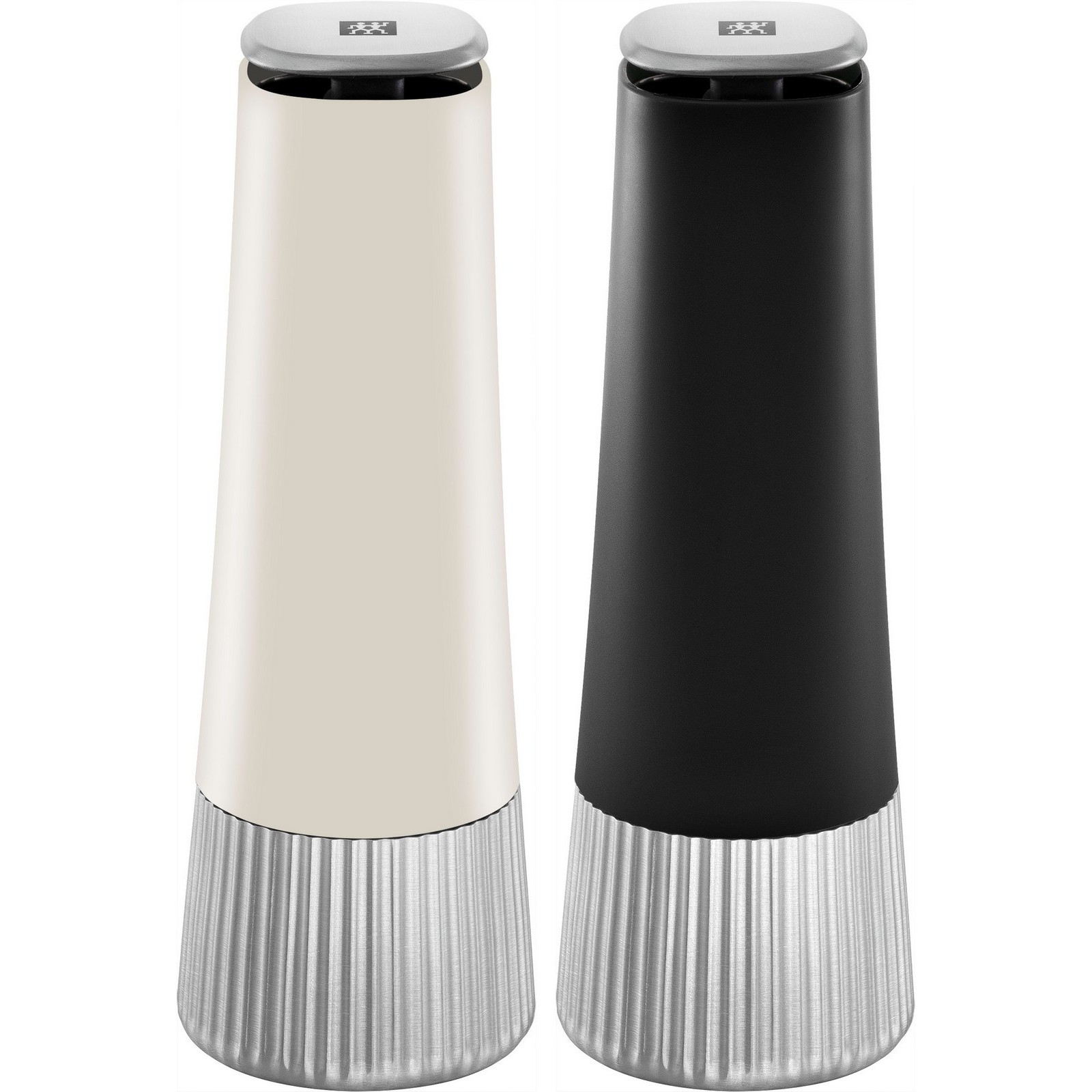 ZWILLING Spices Elfenbein-Schwarz Gewürzmühlen Set