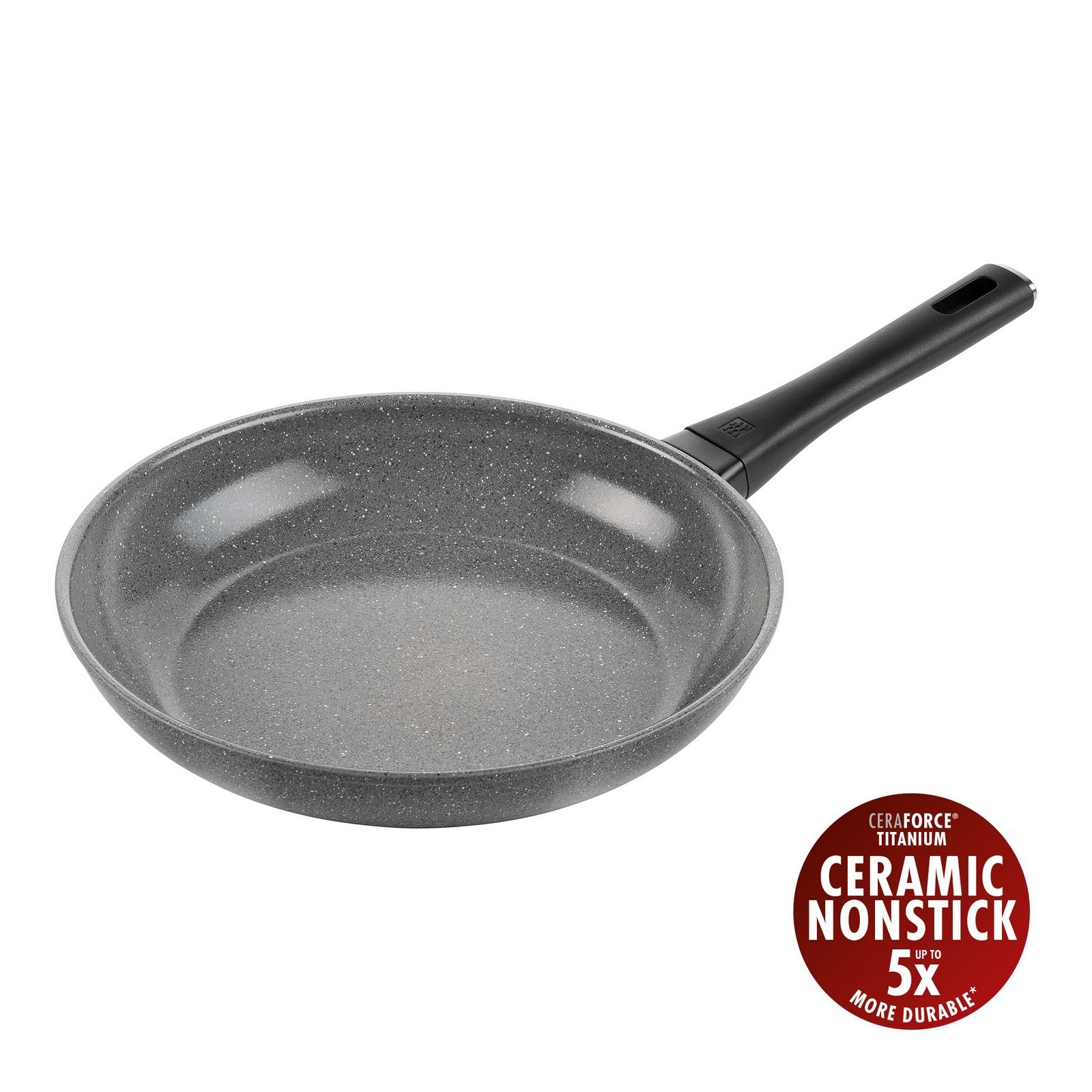 ZWILLING Terreno Plus Bratpfanne 28 cm Aluminium Titanverstärkte keramische Antihaftbeschichtung