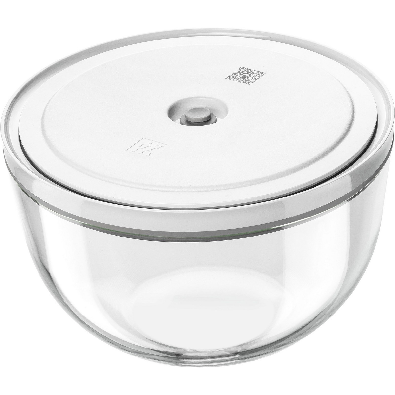 Aufbewahrungsschüssel ZWILLING Fresh & Save BOWLS transparent H1580cm Ø2400cm Glas Lebensmittelaufbewahrungsbehälter Vakuumschüssel L   24 cm Glas