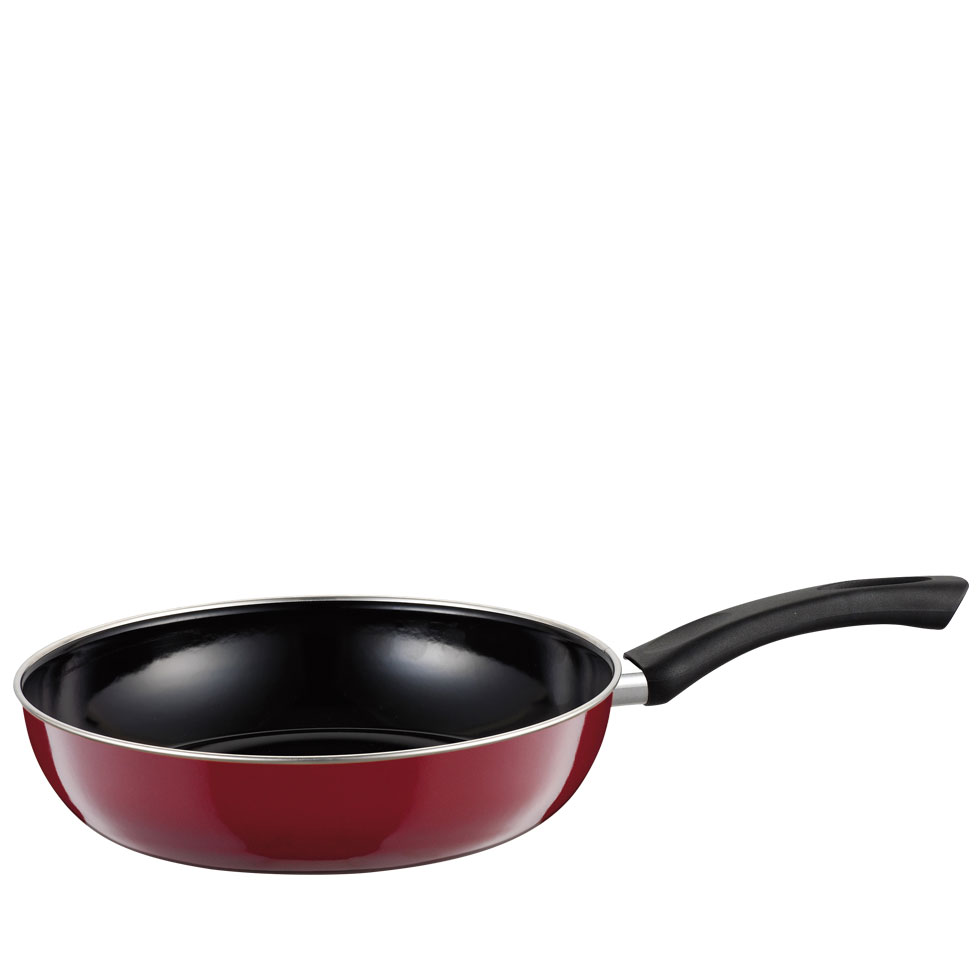 Riess-kelomat - Riess Pfanne Ø28cm Nouvelle Rosso extra stark Emaille Induktion