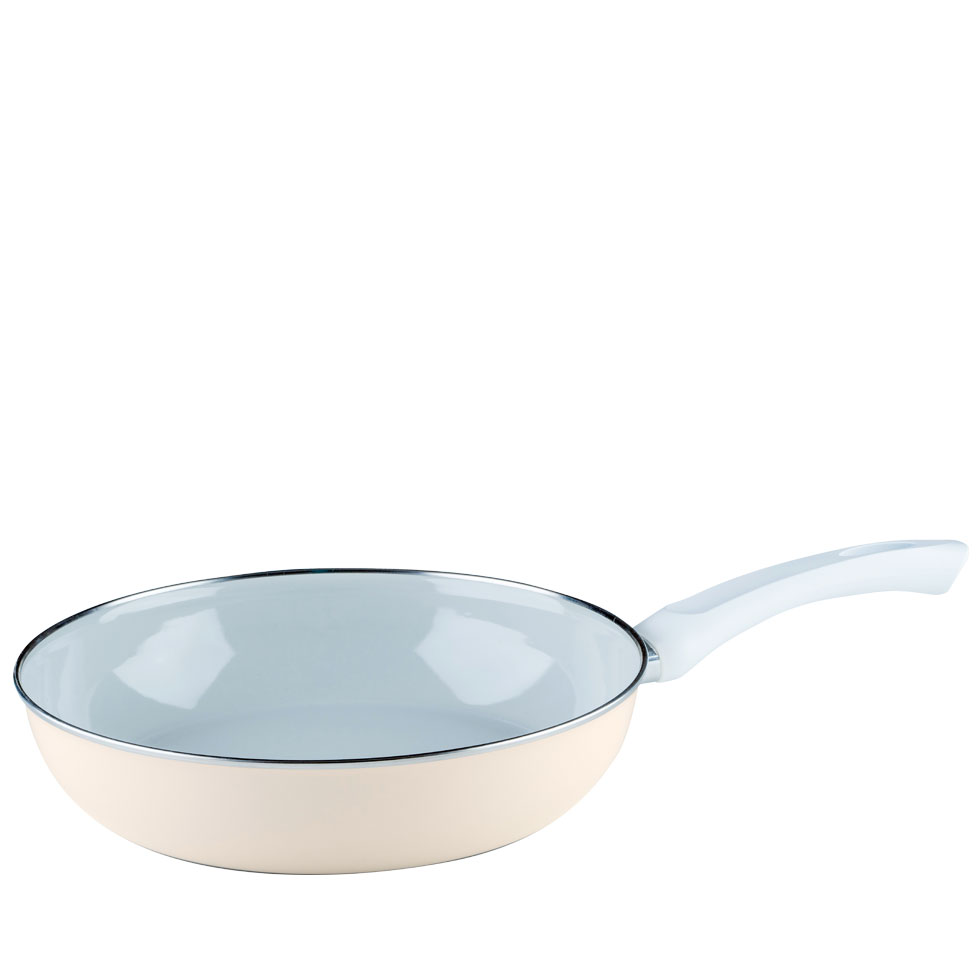Sartén esmaltada beige, Nouvelle, 28 cm - Riess