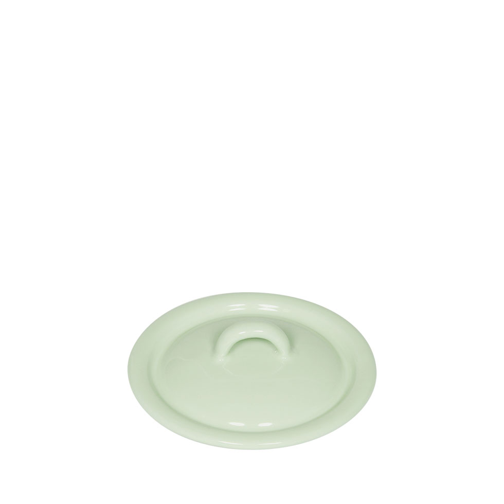 Riess-kelomat - Riess Deckel Ø11cm Pastell nilgrün Emaille