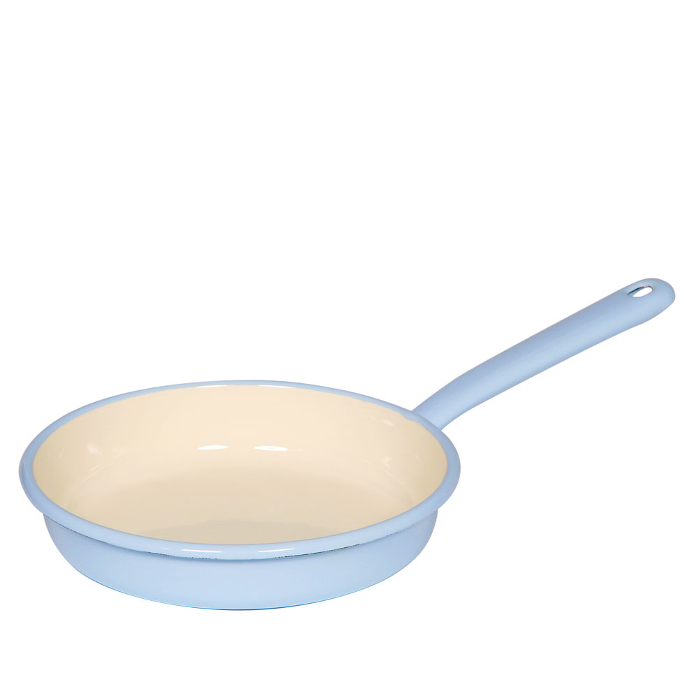 Riess-kelomat - Riess Omelett- Palatschinkenpfanne Ø20cm Emaille Classic Pastell blau