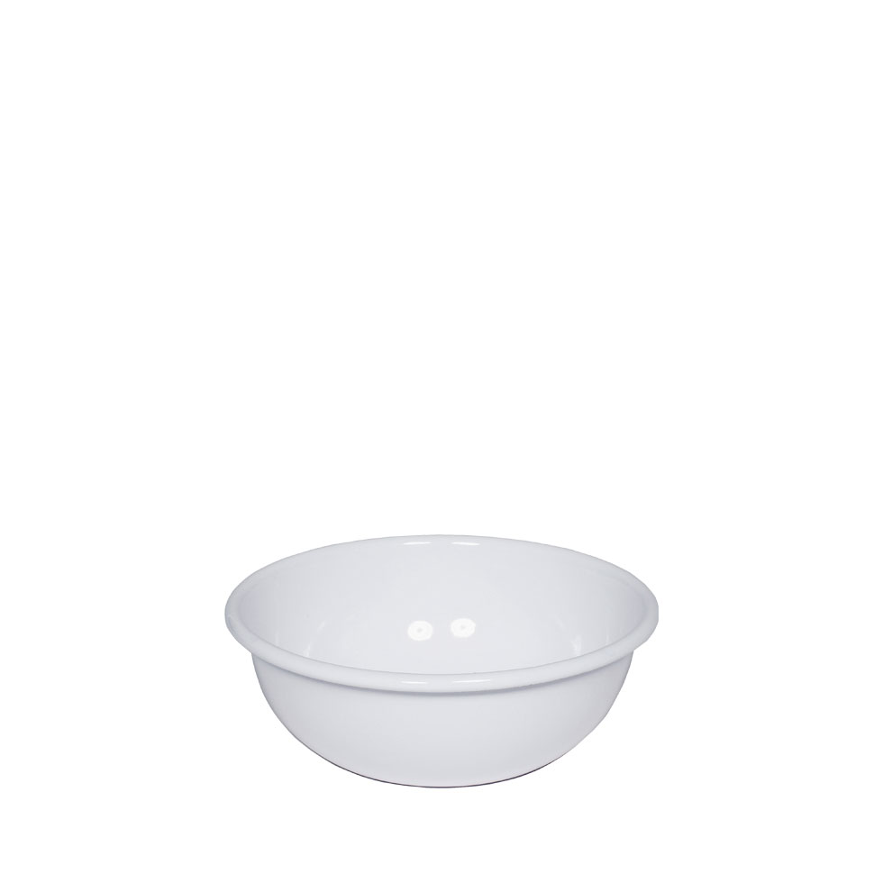 Riess Classic Weiß Schüssel 14 cm / 0,47 L - Emaille