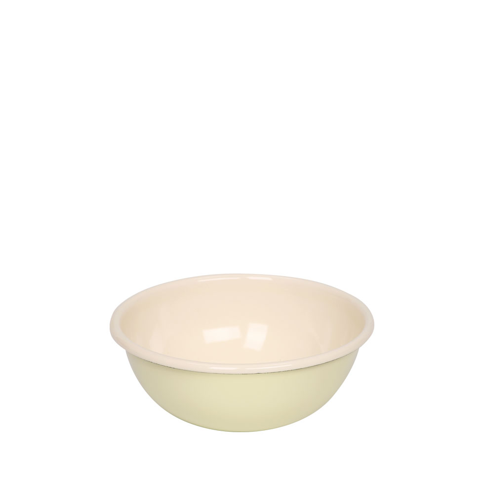 Riess-kelomat - Riess Classic Pastell Küchenschüssel Ø16cm Gelb Emaille