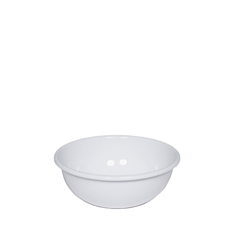 Riess Classic Weiß Schüssel 16 cm / 0,75 L - Emaille