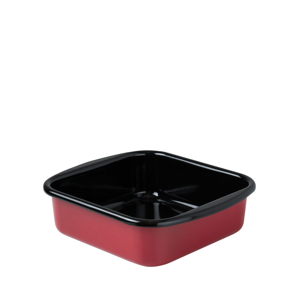 Riess-kelomat - Riess Classic Bratrohrpfanne Mini 22x22 cm Color Rot Emaille