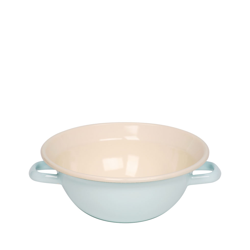 Riess Classic Weitling Ø22cm 2 Liter Pastell Türkis Emaille