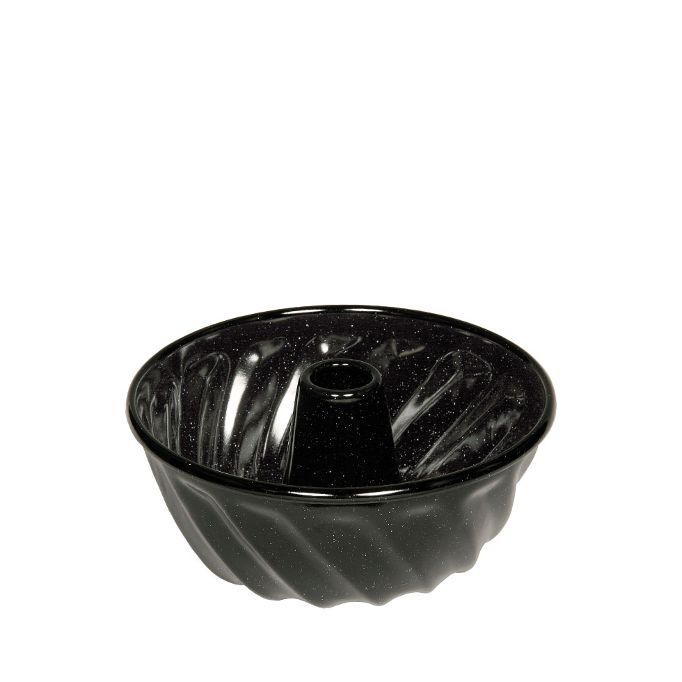 Riess-kelomat - riess Gugelhupfform Ø18cm schwarz Emaille