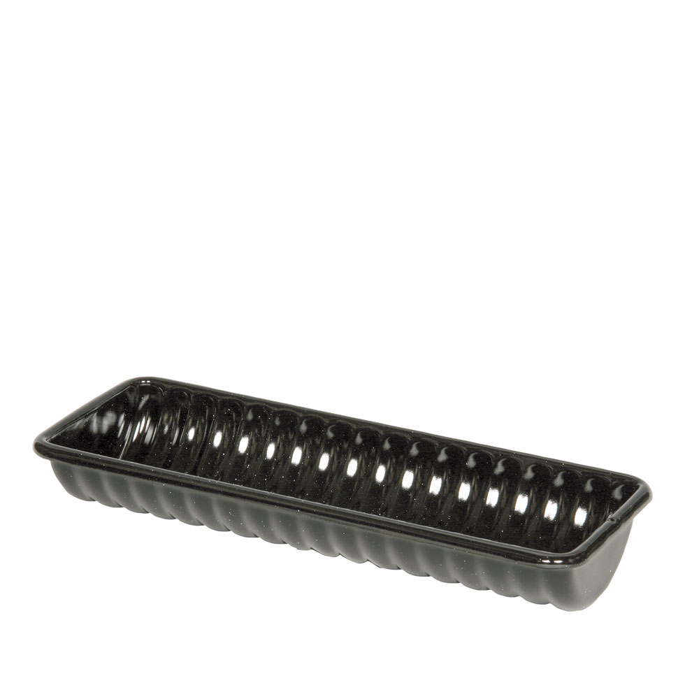 Riess-kelomat - riess Rehrückenform 30x10cm schwarz Emaille