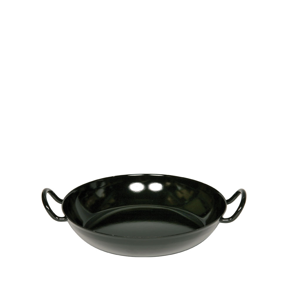 Riess-kelomat - Riess Schlemmerpfanne Ø16cm Servierpfanne Classic Schwarz Emaille