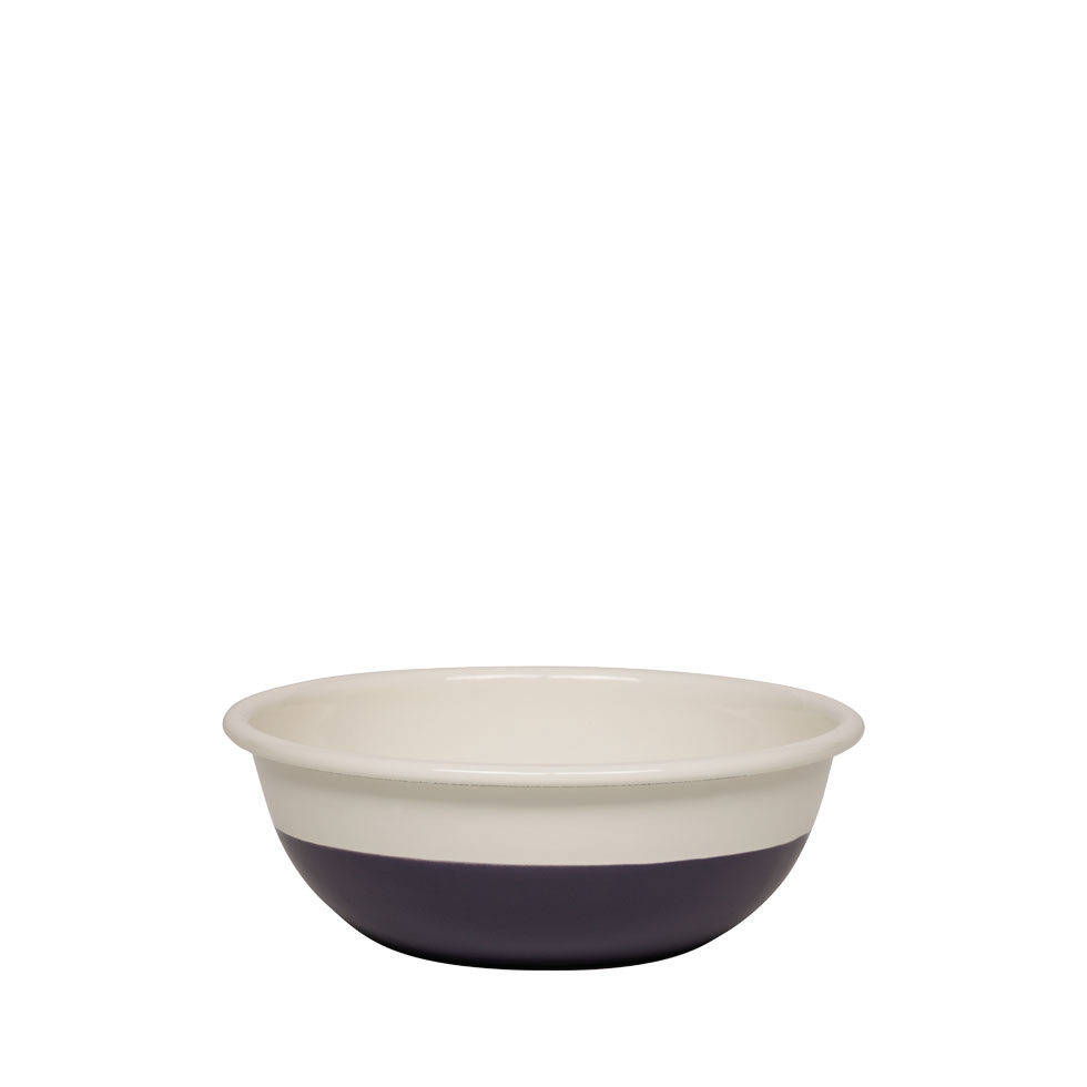 Riess-kelomat - Riess Schüssel Sarah Wiener Salat Müsli Ø18cm Emaille Obers Zwetschke