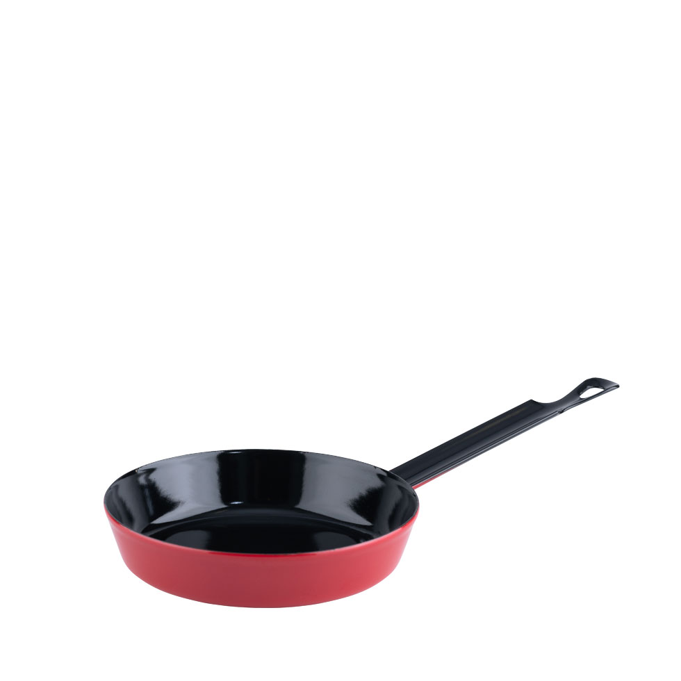 Riess Classic Color Rot Mini Pfanne 16 cm - Emaille