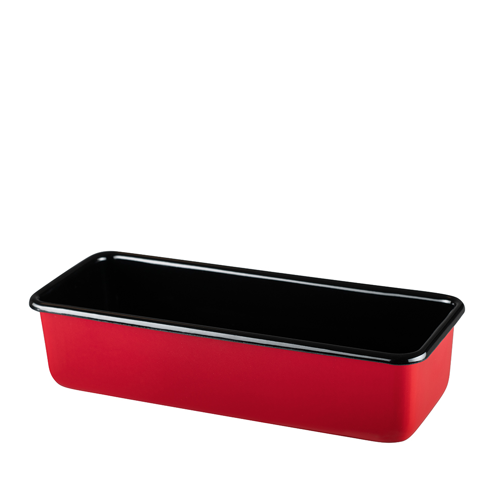 Riess-kelomat - riess Königskuchenform 30x10cm rot Emaille