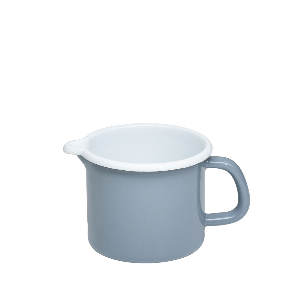 Riess Classic Pure Grey Schnabeltopf 9 cm / 0,5 L - Emaille