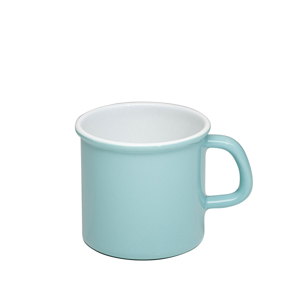 Riess-kelomat - Riess Topf mit Bördel 9cm aus Emaille 05 Liter Light Green