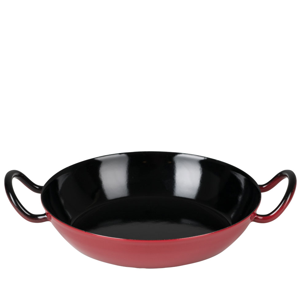 Riess-kelomat - riess Schlemmerpfanne Ø26cm rot Emaille