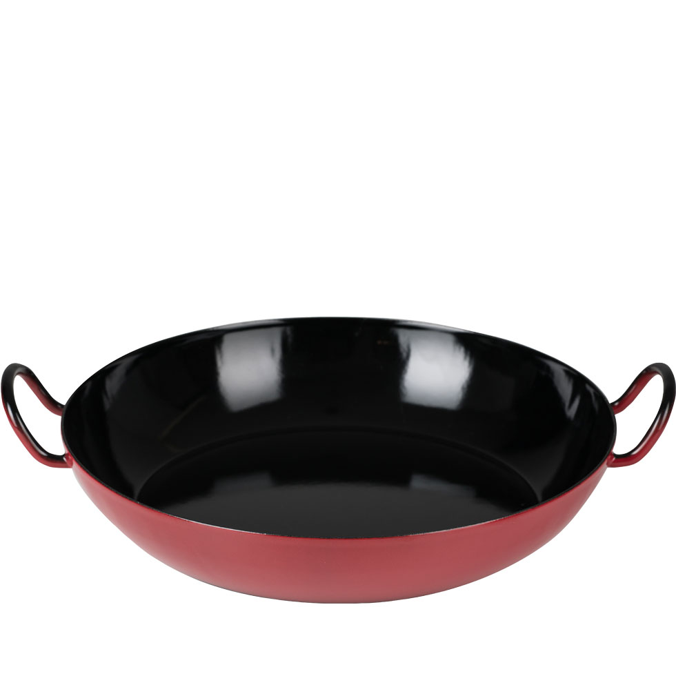 Riess-kelomat - riess Schlemmerpfanne Ø30cm rot Emaille