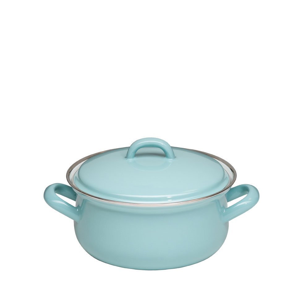 Riess-kelomat - Riess Kasserolle mit Deckel Nature Green Light 16 cm 1 Liter