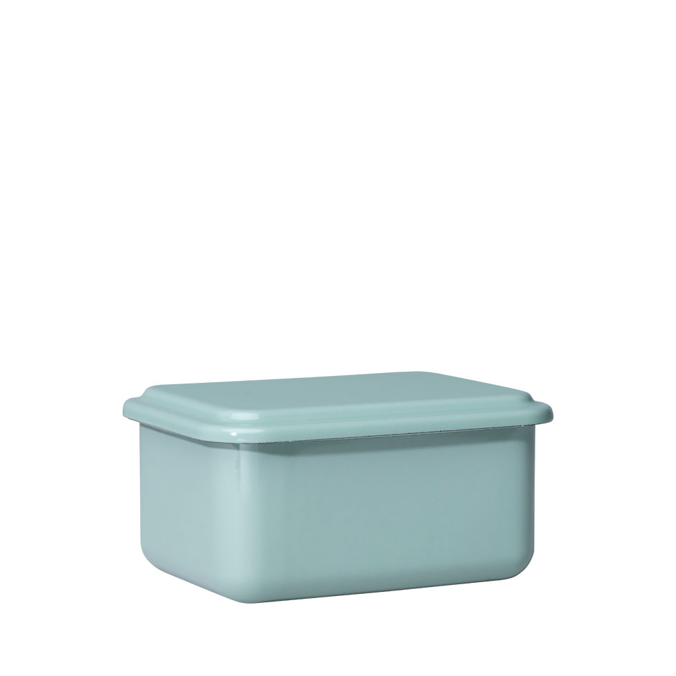 Riess Serve + Store Vorratsbehälter small / hoch Salbeigrün - Emaille