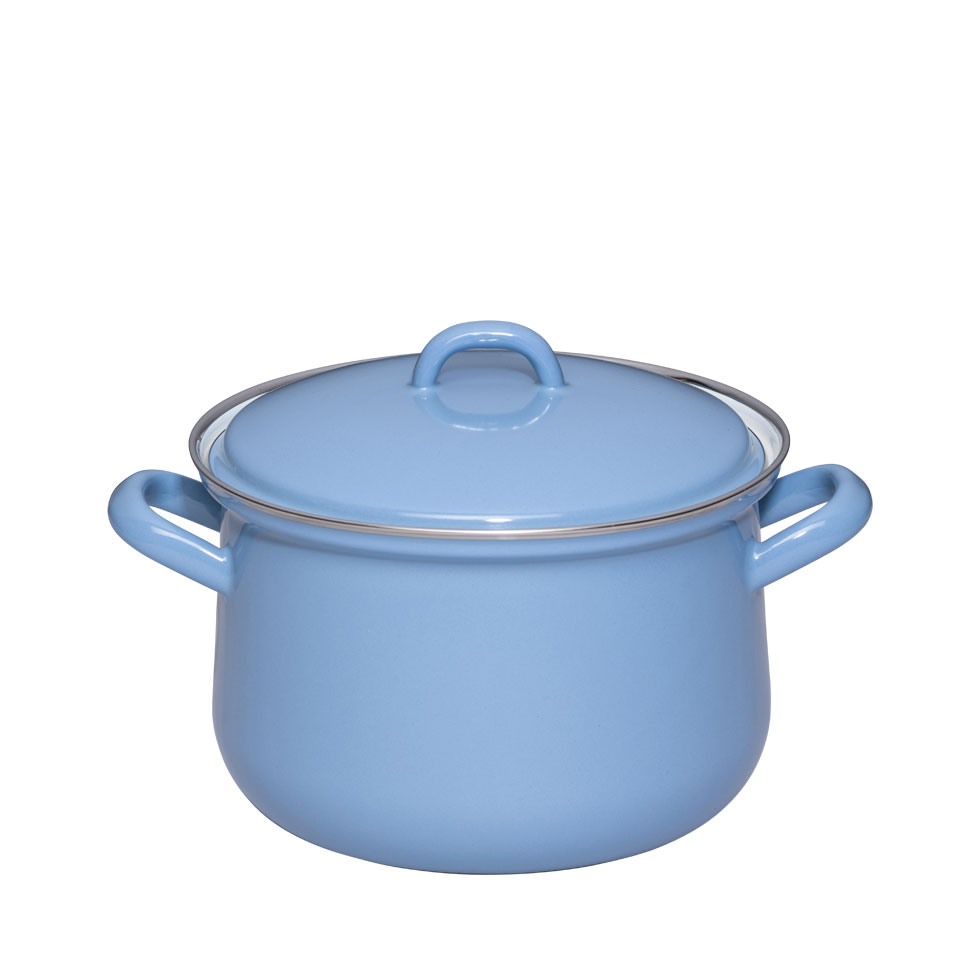 Riess Classic Nature Blue Fleischtopf 18 cm / 2,5 L - Emaille