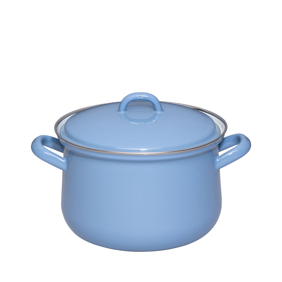 Riess Classic Nature Blue Fleischtopf 18 cm / 2,5 L - Emaille