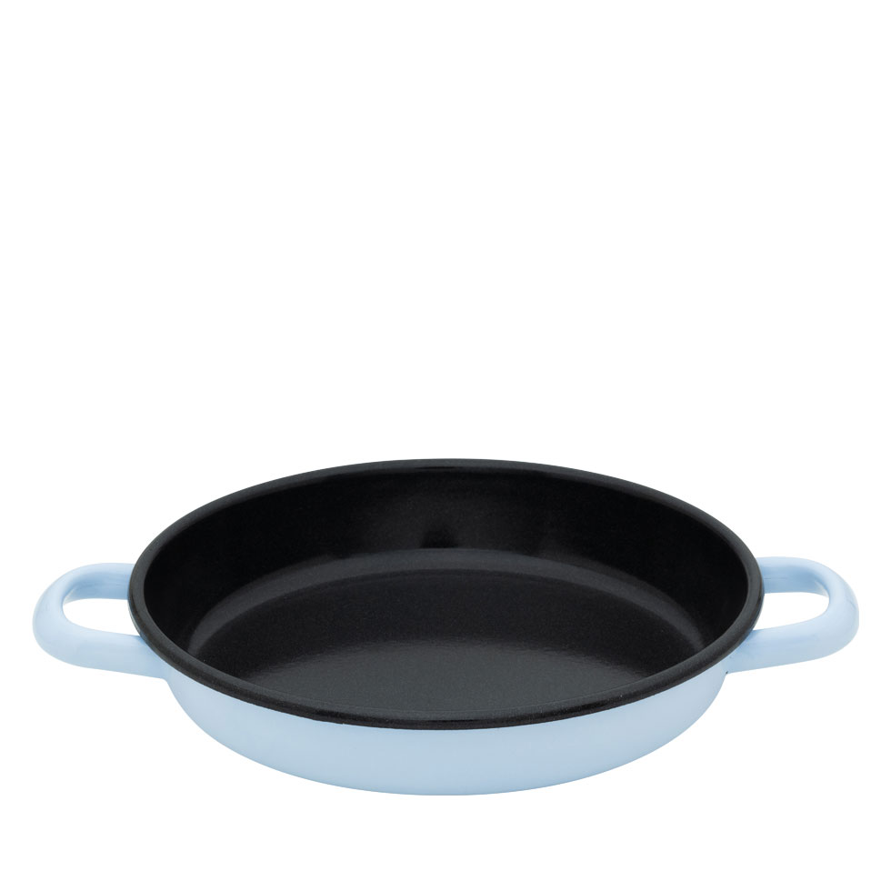 Riess Classic Backemaille Blau Eier- & Servierpfanne 22 cm - Emaille