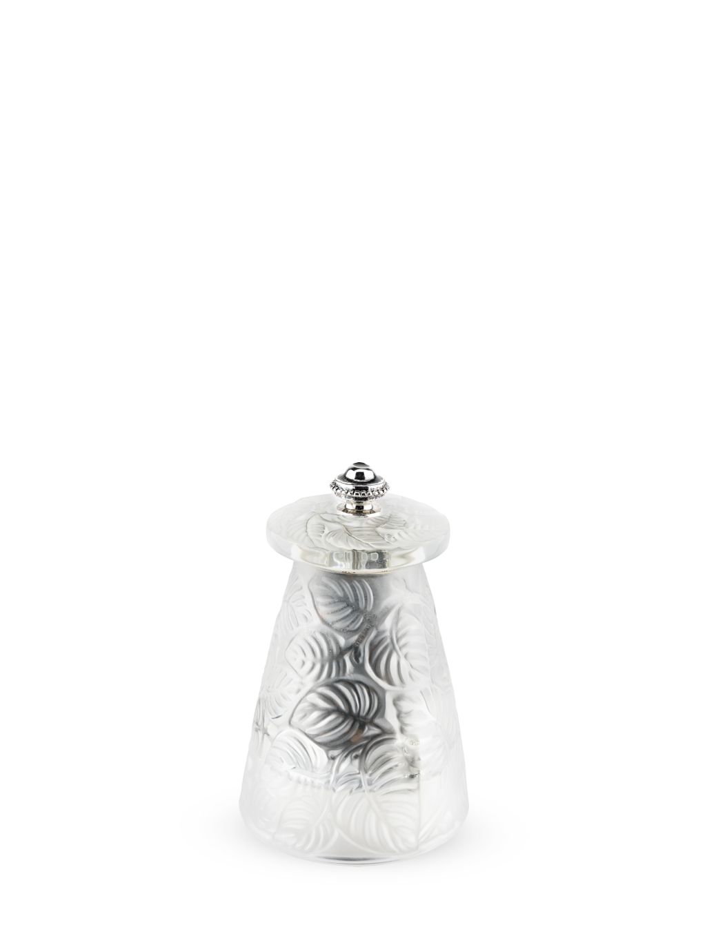 Peugeot Lalique Pfeffermühle 9 cm Kristall - Stahlmahlwerk