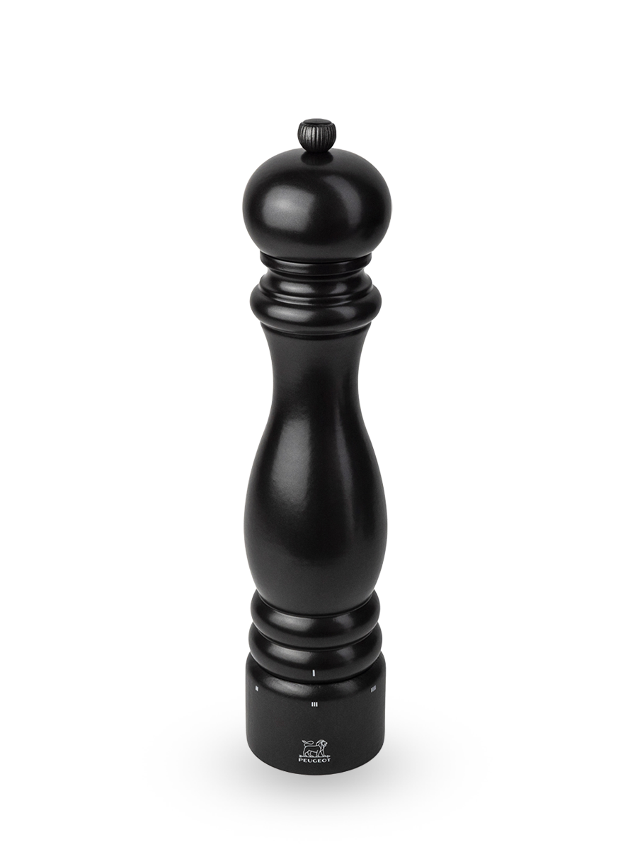 Peugeot Paris U'Select Pfeffermühle 30 cm Buchenholz satinschwarz lackiert - Stahlmahlwerk