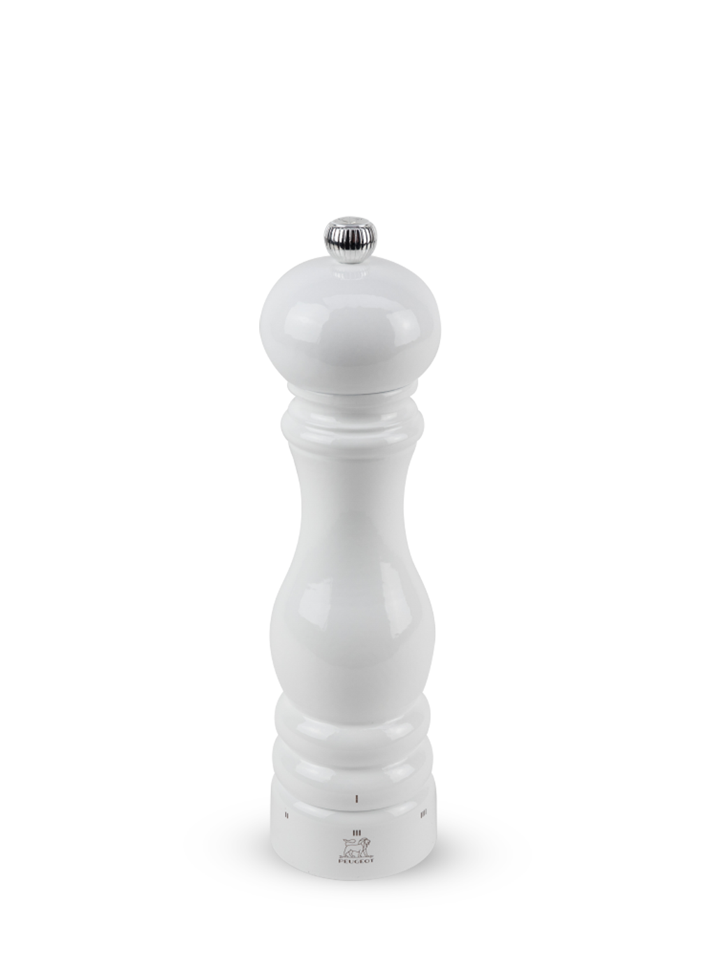 Peugeot Paris U'Select Pfeffermühle 22 cm Buchenholz weiß lackiert - Stahlmahlwerk