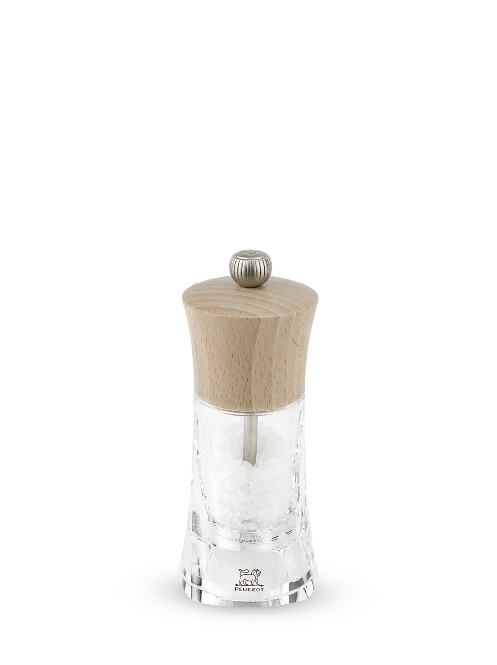 Peugeot Oléron Salzmühle 14 cm Buchenholz natur - Stahlmahlwerk