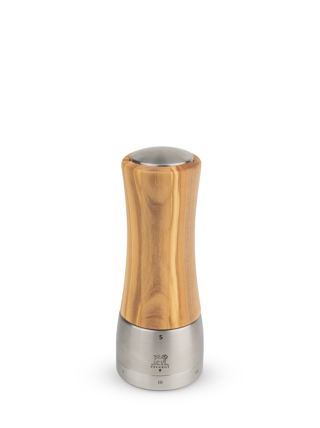 Peugeot Daman U'Select Salzmühle 16 cm Olivenholz - Stahlmahlwerk