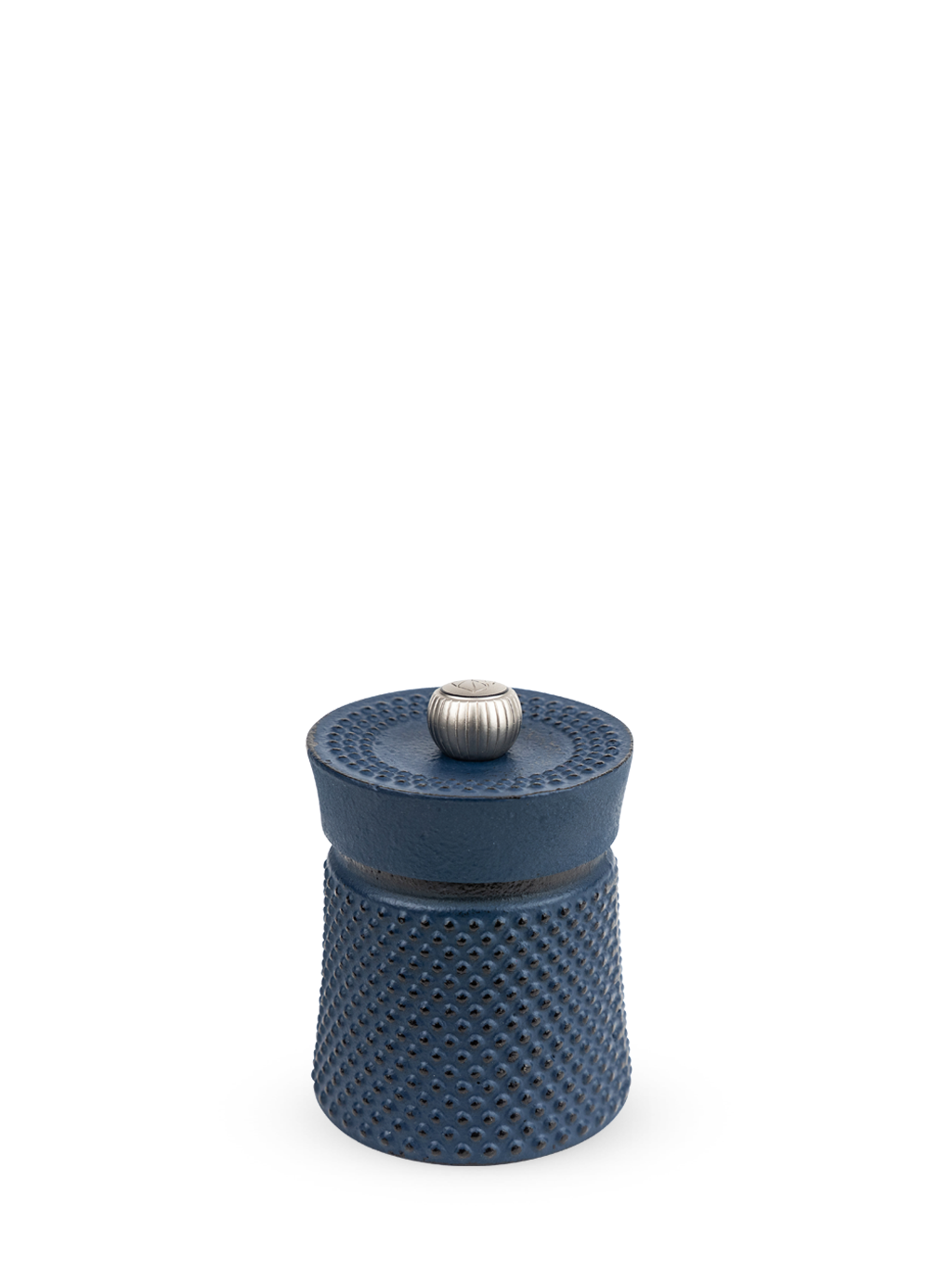 Peugeot Bali Pfeffermühle 8 cm Gusseisen blau -Stahlmahlwerk