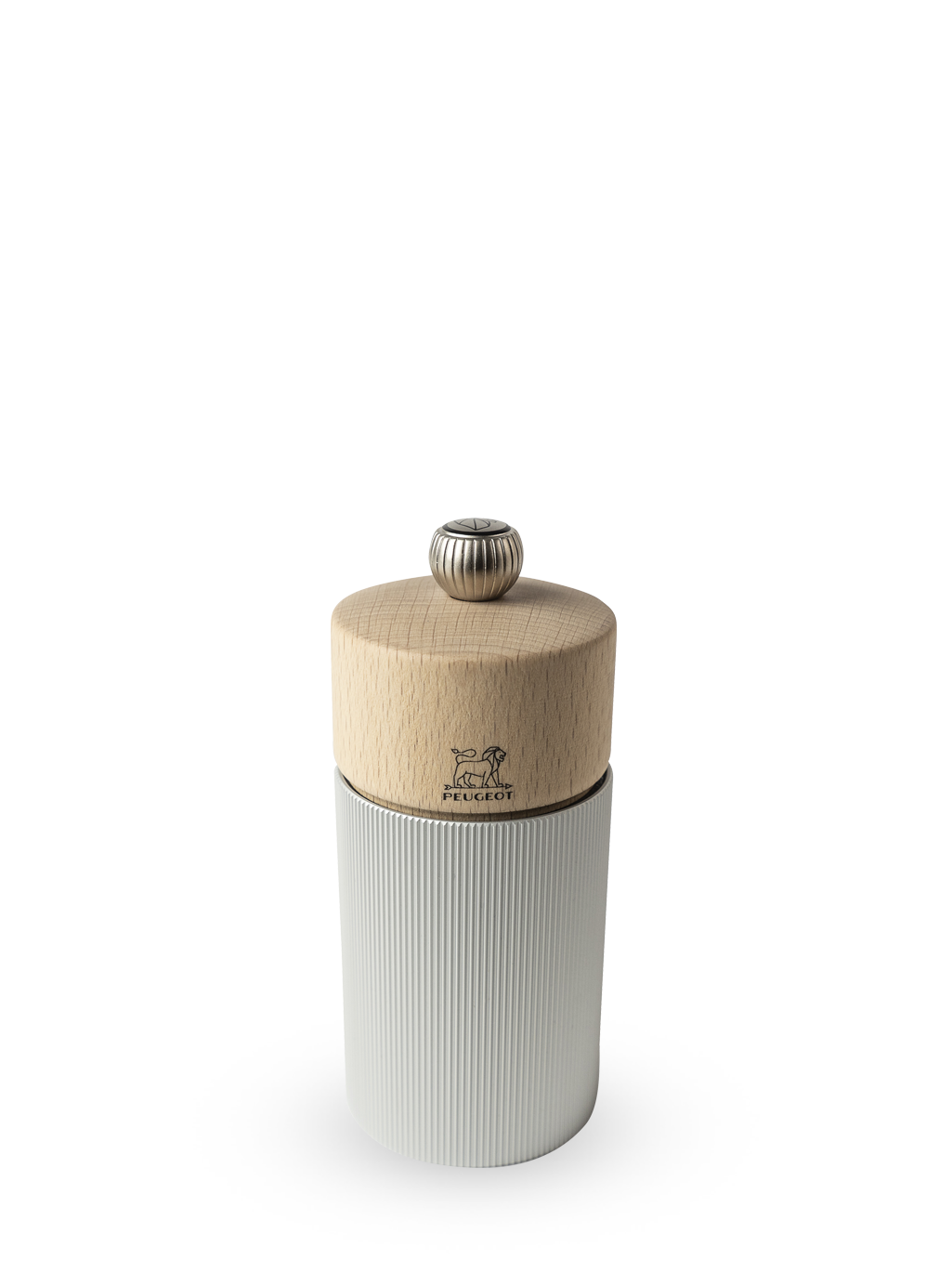 Peugeot Line Pfeffermühle 12 cm Buchenholz natur - Stahlmahlwerk
