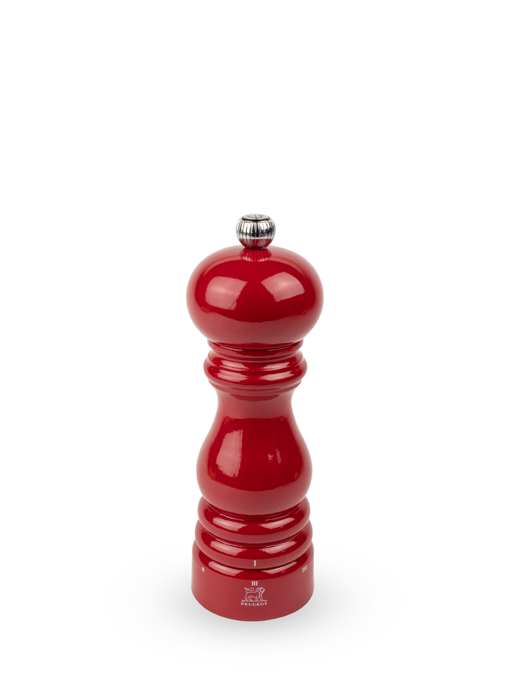 Peugeot Paris U'Select Pfeffermühle 18 cm Buchenholz passion red lackiert - Stahlmahlwerk