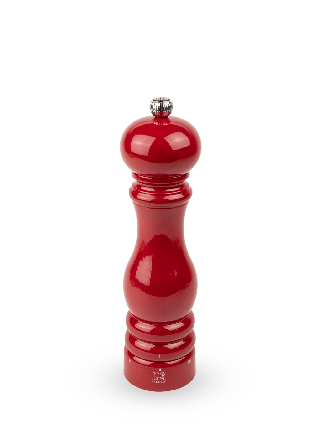Peugeot Paris U'Select Pfeffermühle 22 cm Buchenholz passion red lackiert - Stahlmahlwerk