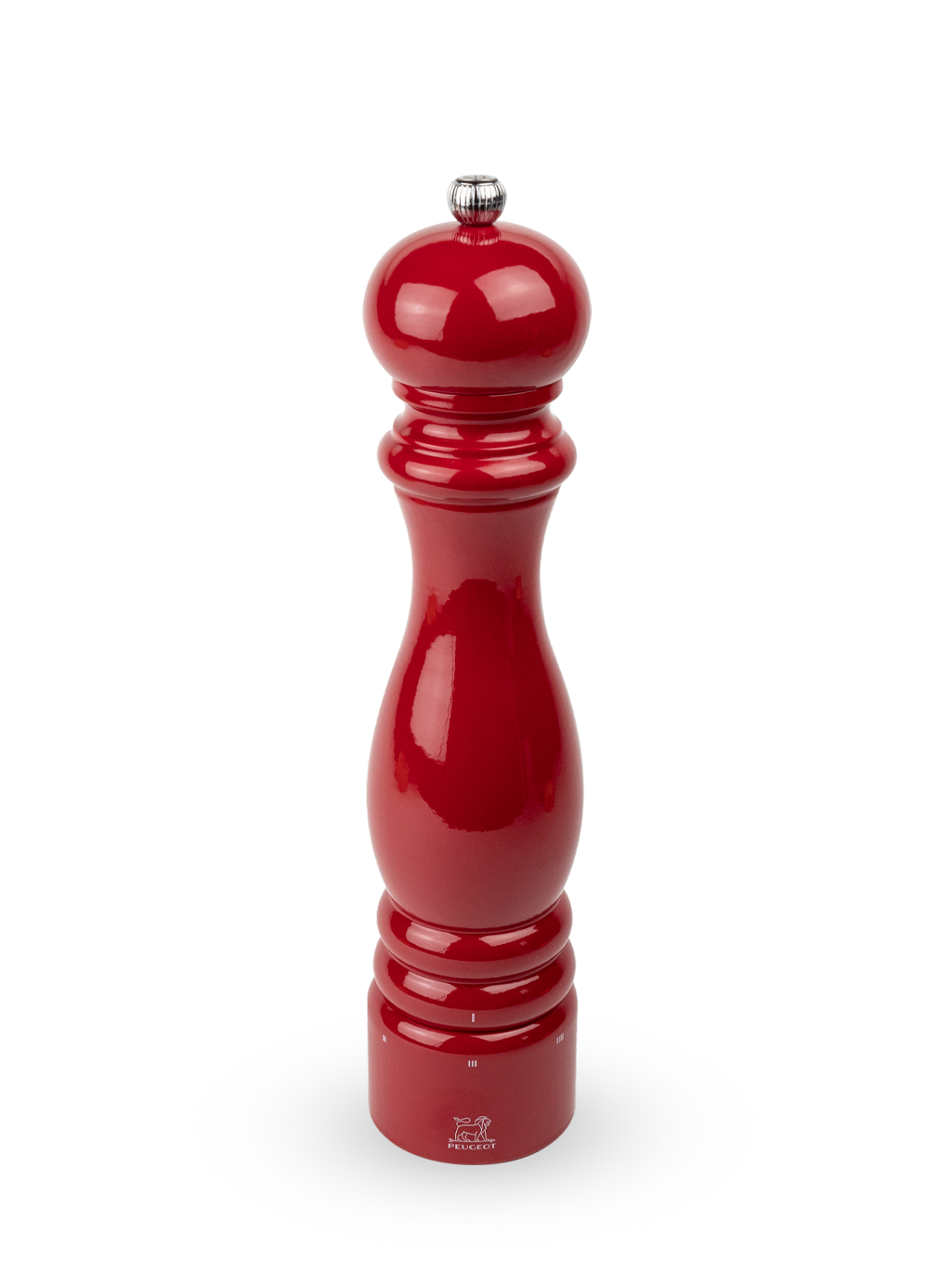 Peugeot Paris U'Select Pfeffermühle 30 cm Buchenholz passion red lackiert - Stahlmahlwerk