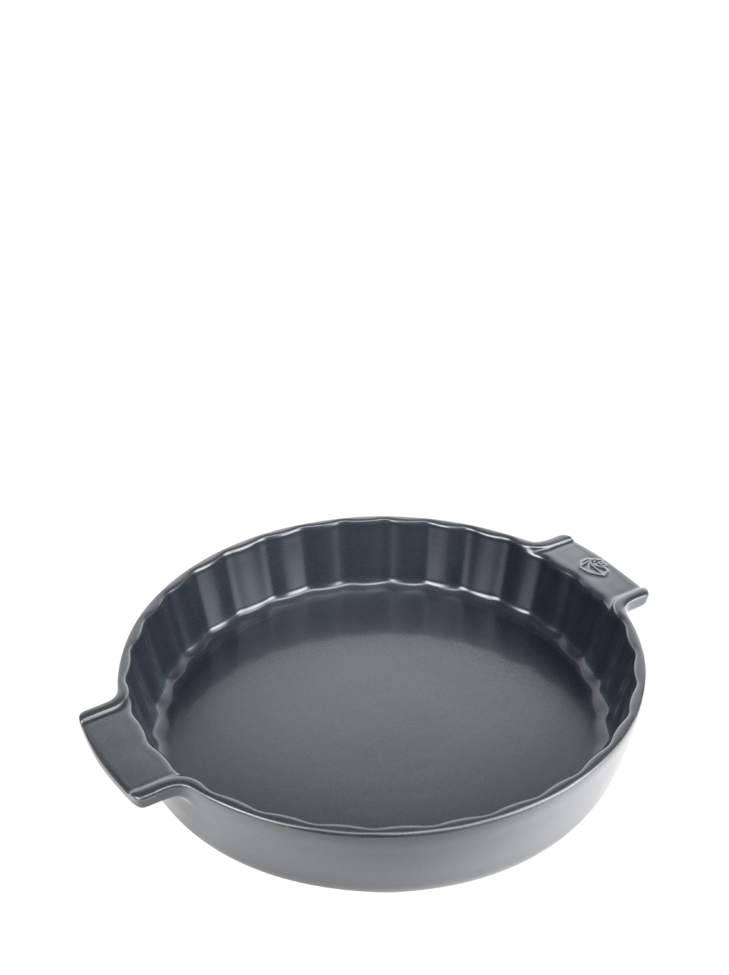 Peugeot Appolia Quicheform 28 cm schiefergrau - Keramik