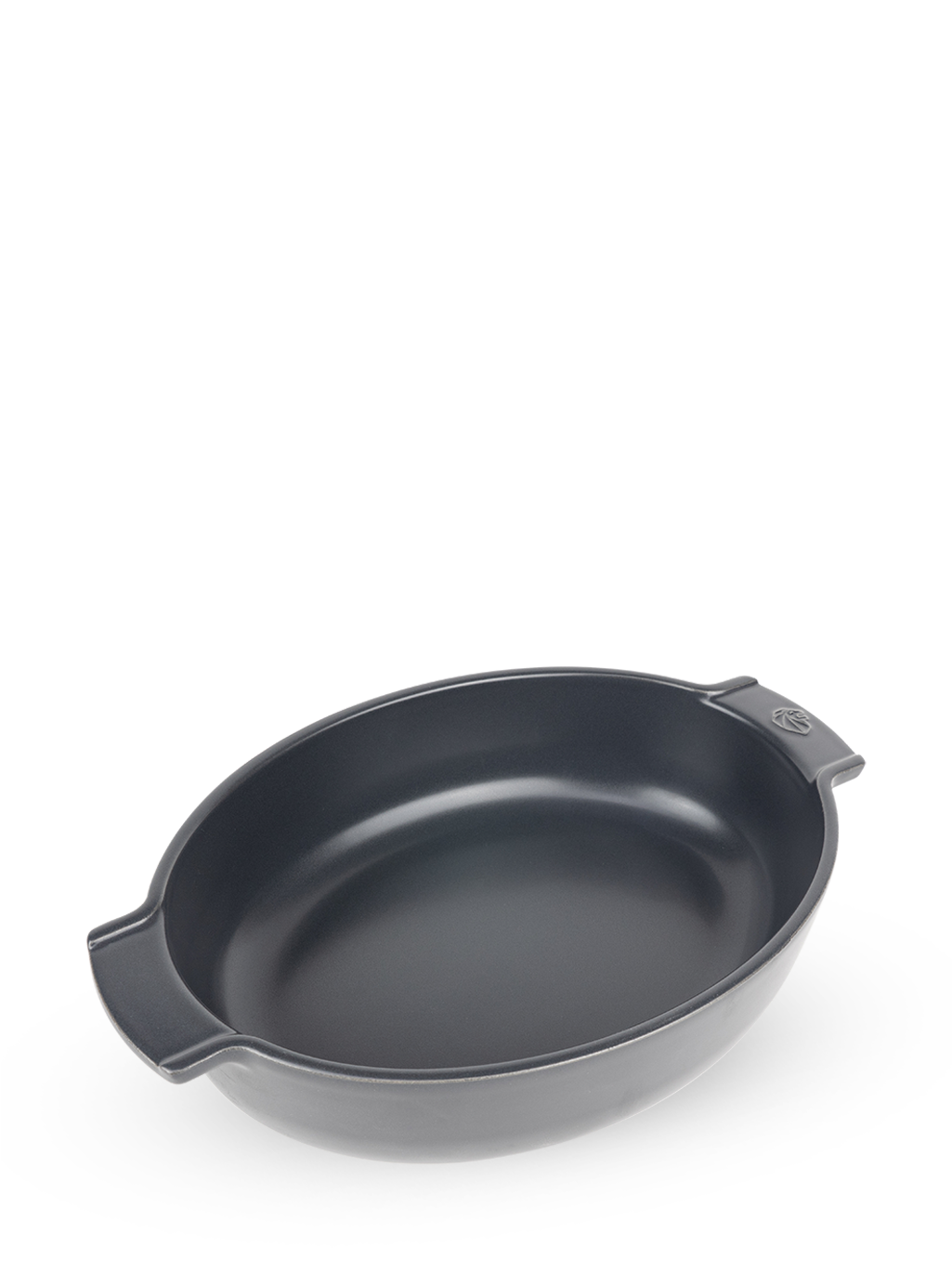 Peugeot Appolia Auflaufform oval 31 cm schiefergrau - Keramik