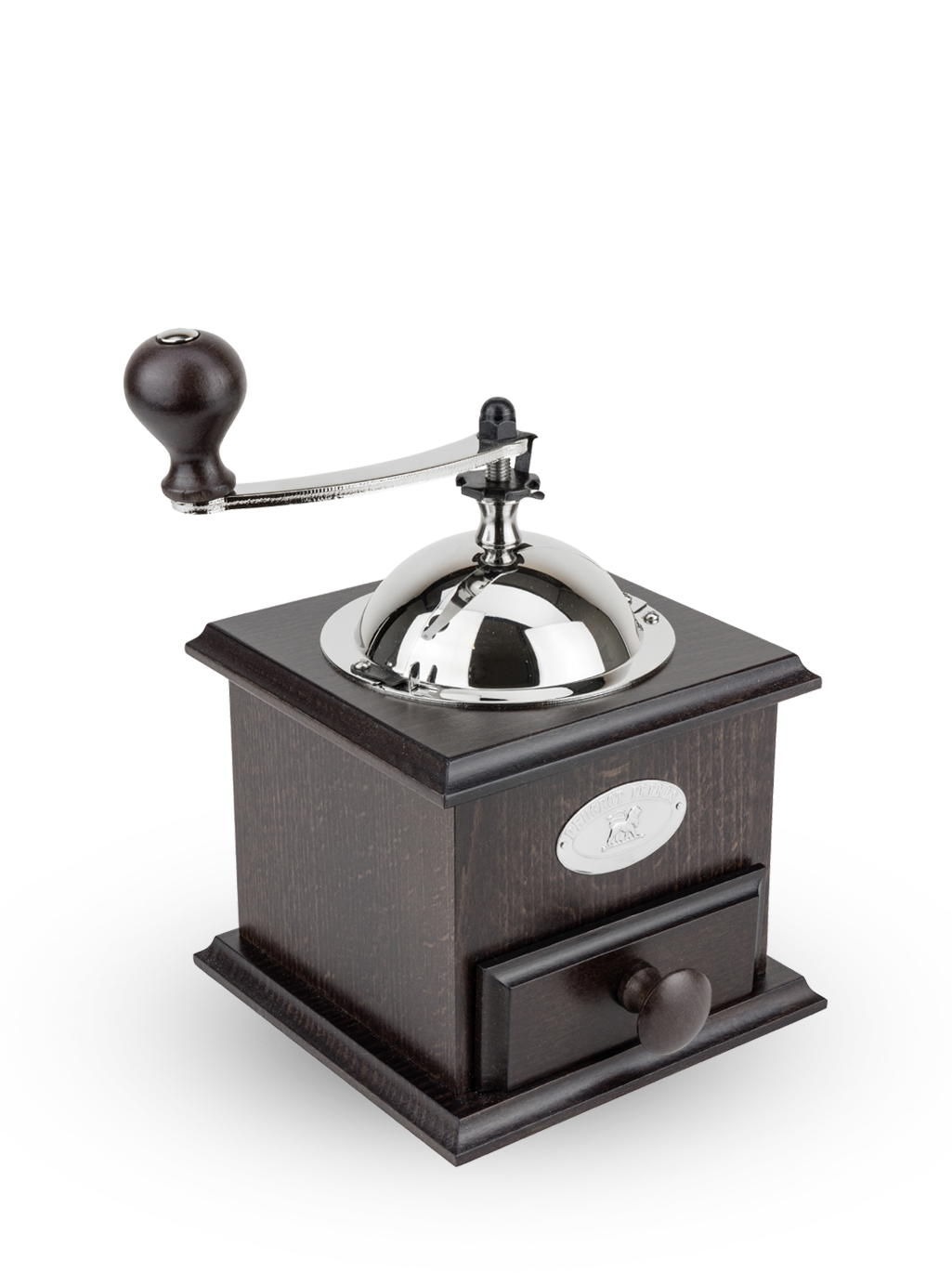 Peugeot Nostalgie Kaffeemühle 21 cm Buchenholz schoko - Stahlmahlwerk