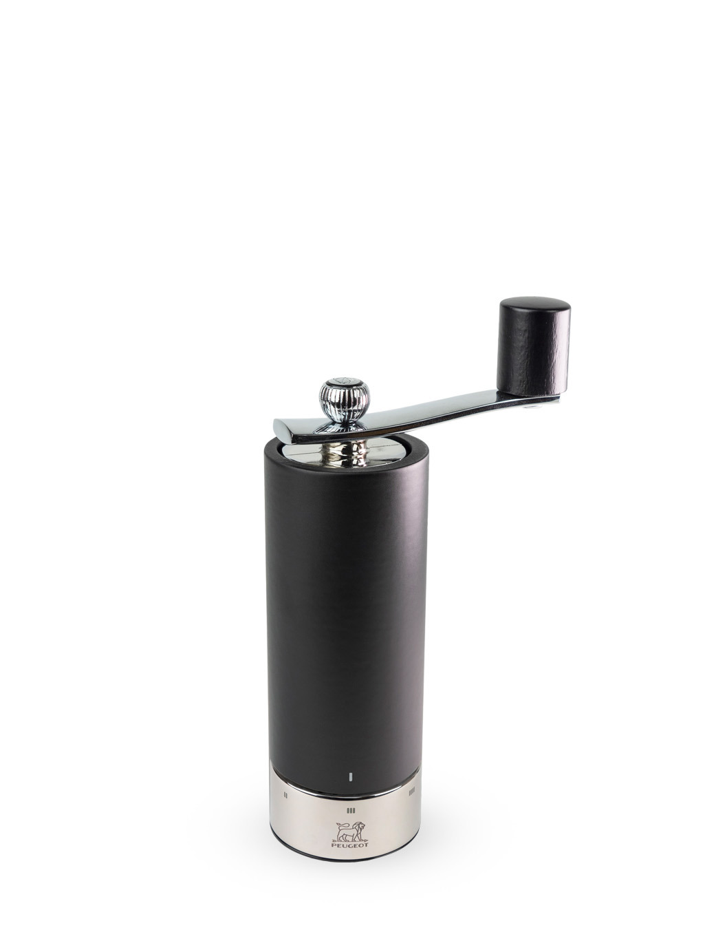 Peugeot Isen U'Select Pfeffermühle 18 cm Buchenholz mattschwarz - Stahlmahlwerk