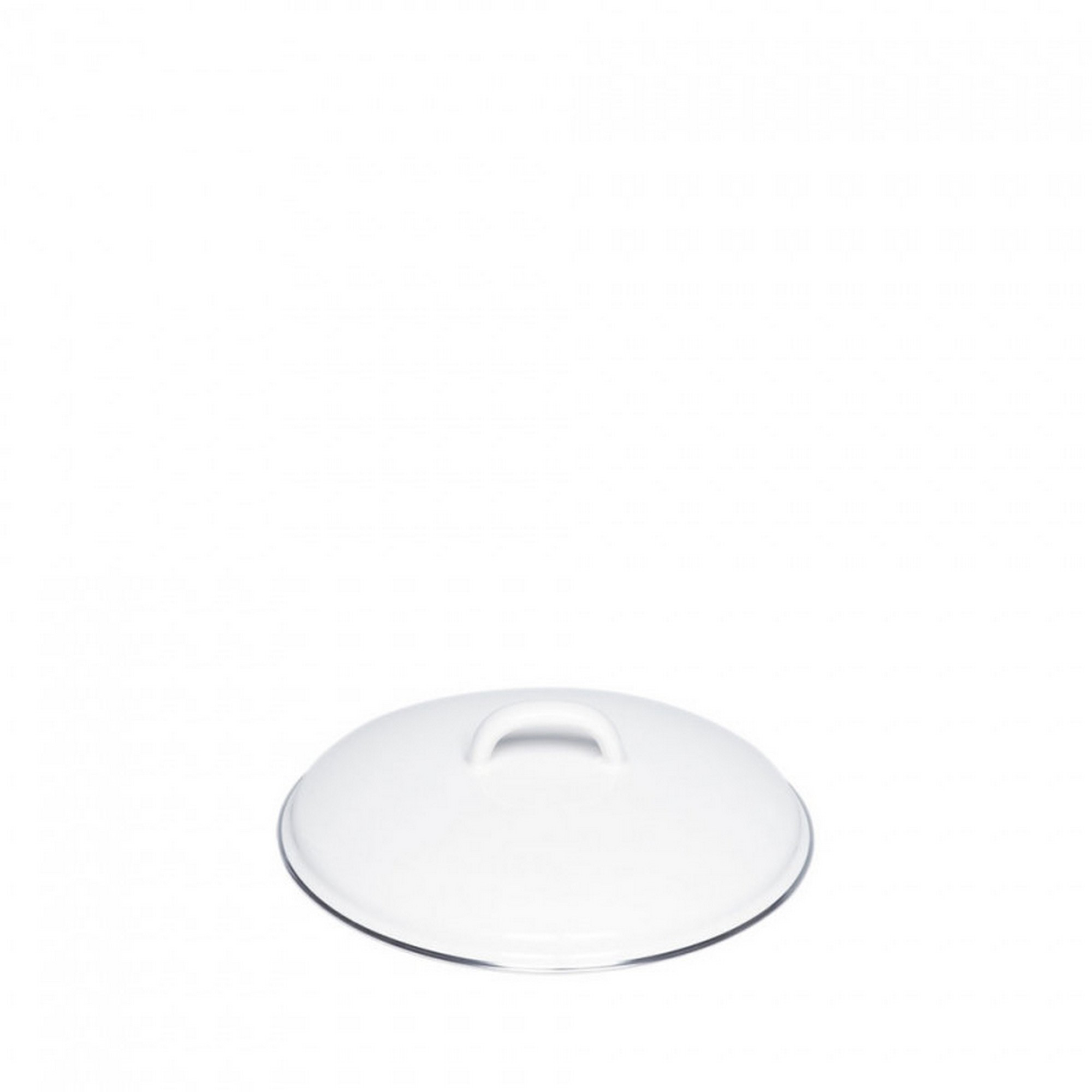 Riess-kelomat - Riess Deckel mit Chromrand Ø12cm Classic weiss