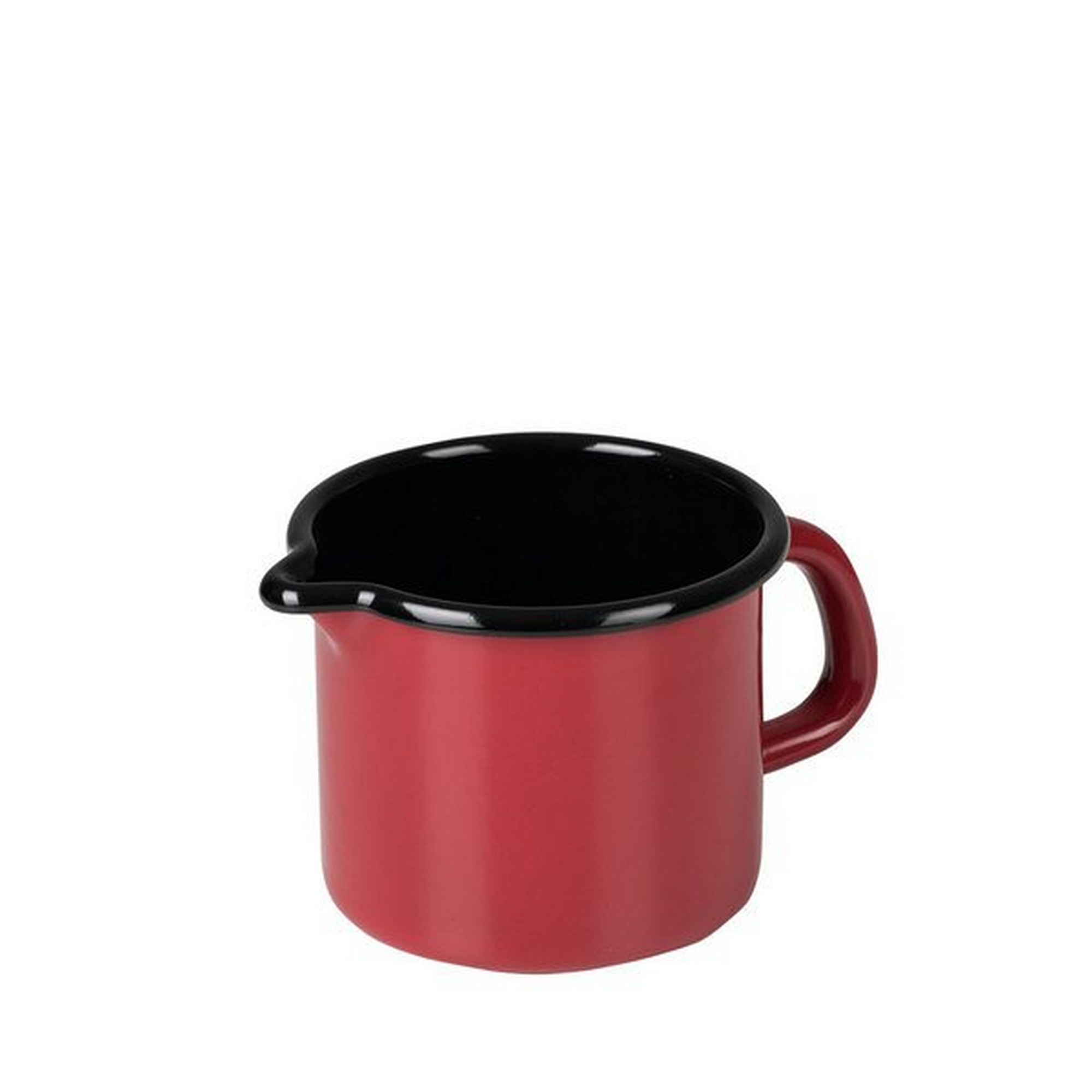 Riess-kelomat - riess Milchtopf 05 Liter Ø9cm rot Emaille