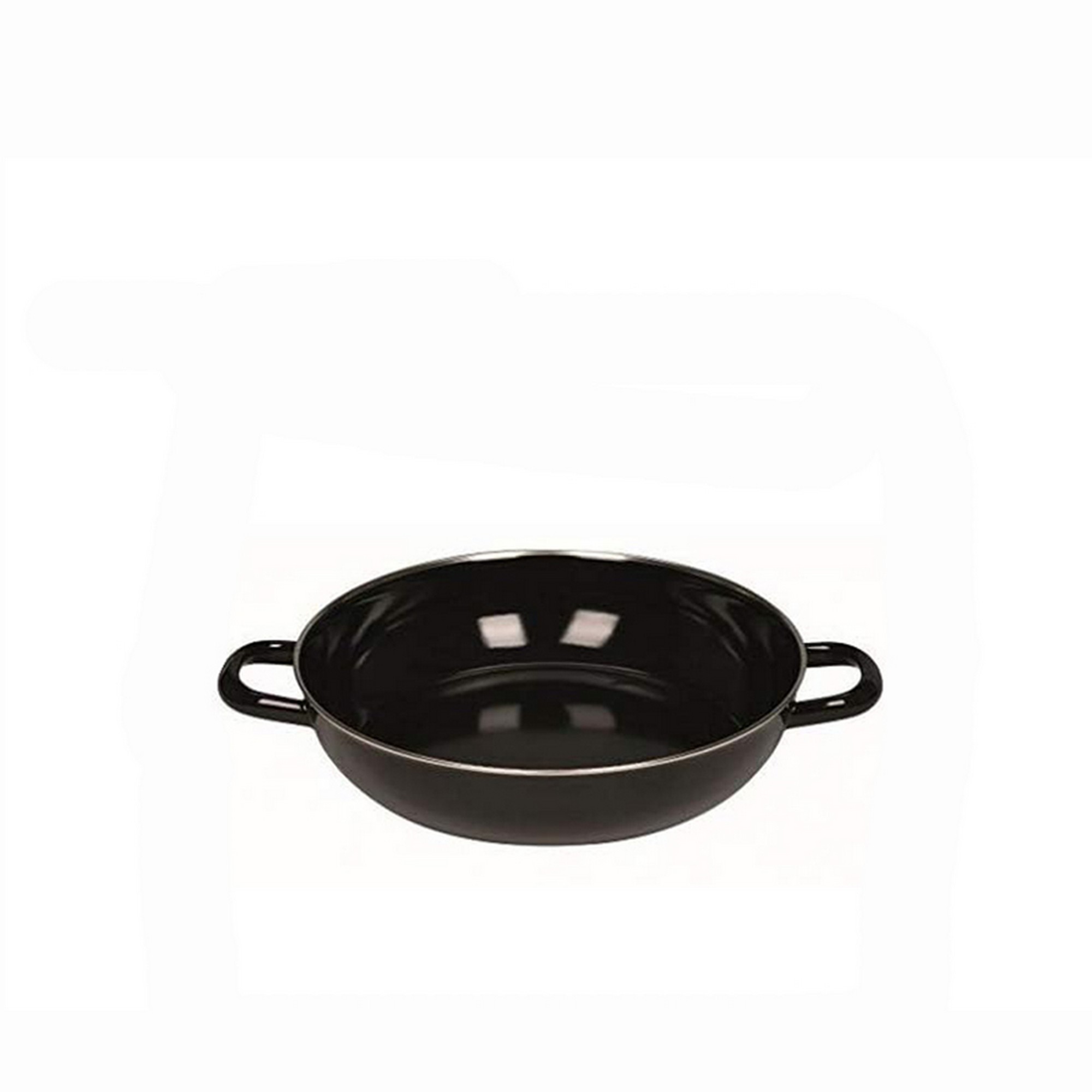 Riess Schlemmerpfanne 26 Cm – Schwarze Emaille, Induktionsgeeignet, Made In Austria