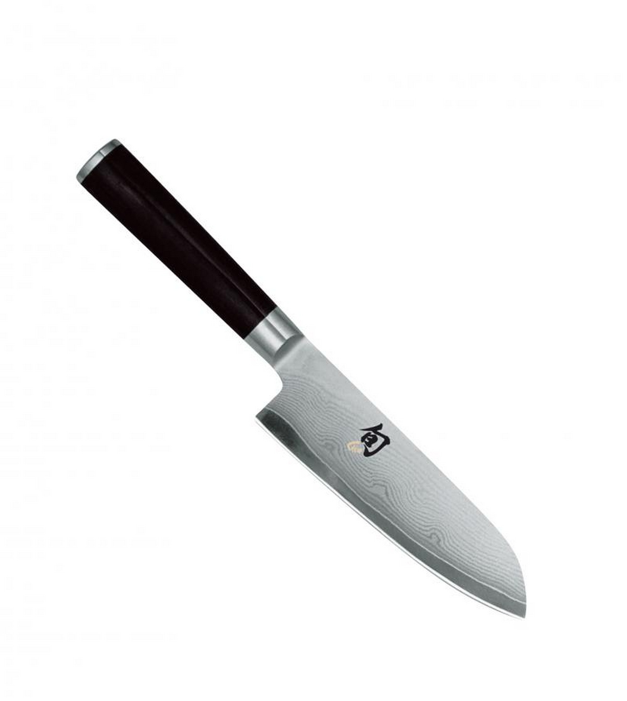KAI Shun Classic Santokumesser 14 cm First Touch - Damaststahl - Griff Pakkaholz