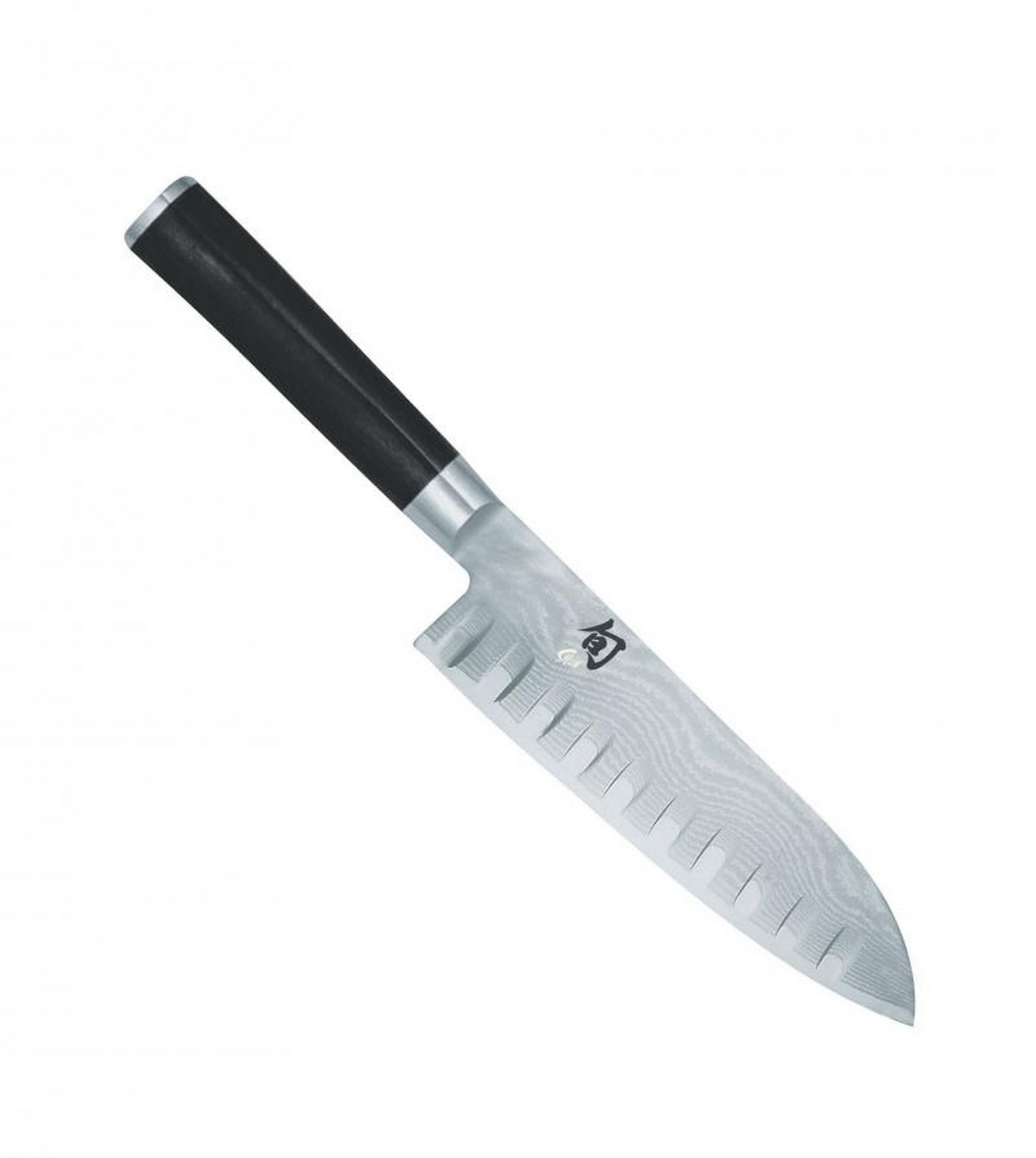 KAI Shun Classic Santokumesser 18 cm mit Kullen - Damaststahl - Griff Pakkaholz