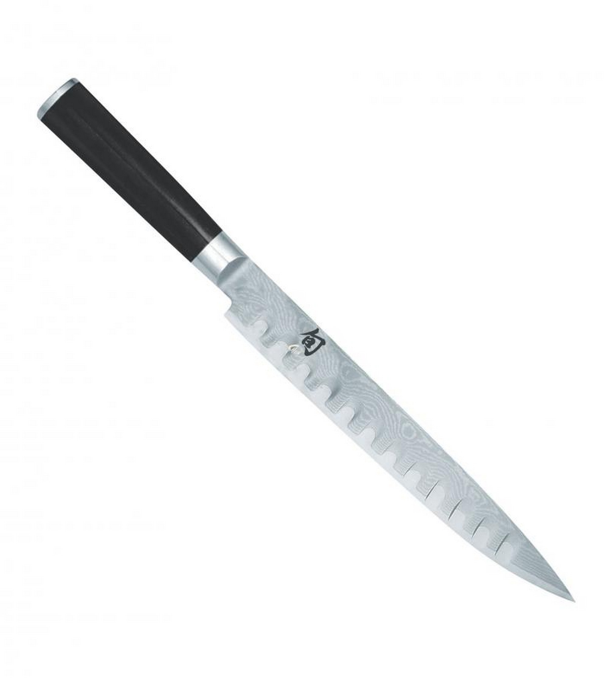KAI Shun Classic Schinkenmesser 23 cm mit Kullen - Damaststahl - Griff Pakkaholz